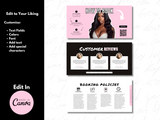 Acuity Website Template- Blush + Black