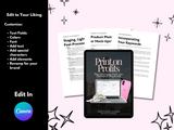 Print On Demand Business Ebook with PLR & MRR Rights | Passive Income Guide, Step-by-Step POD Blueprint, Resellable Digital Ebook