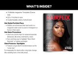 Hair Salon Magazine Cover Template: Editable Canva Flyer (Digital Download)
