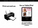 Acuity Website Template- Blush + Black