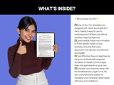 Small Business Legal Form Bundle | Bill of Sale, Cease and Desist, Operating Agreement & Contract Templates