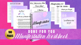 Editable PLR DIY Manifestation Workbook: Done-for-You Template for Coaches & Entrepreneurs