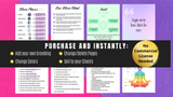 Editable PLR DIY Manifestation Workbook: Done-for-You Template for Coaches & Entrepreneurs