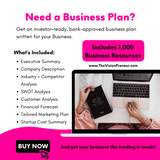 Business Plan Writing Package