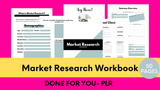 Market Research Workbook - Your Ultimate Guide to Understanding Your Customers