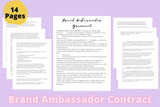 Brand Ambassador Contract