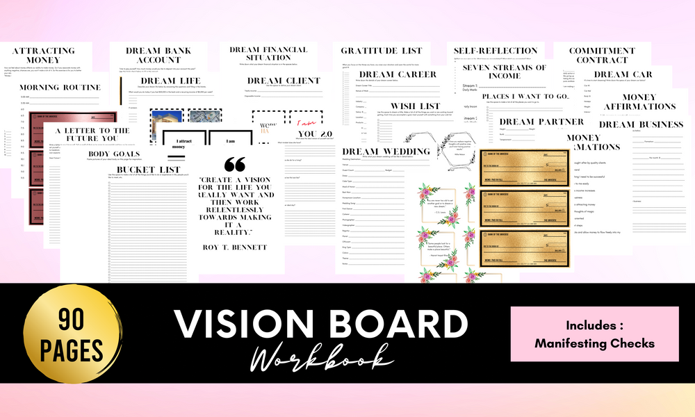 Vision Board Workbook